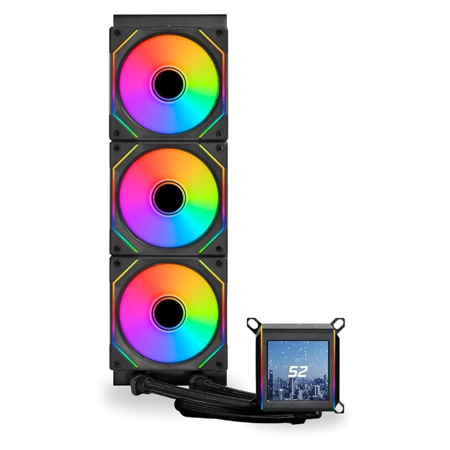 LIAN LI Galahad II LCD SL-INF 360 簡易水冷 Lian-Li Galahad II LCD CPU Liquid Cooler - Black, 360mm, SL